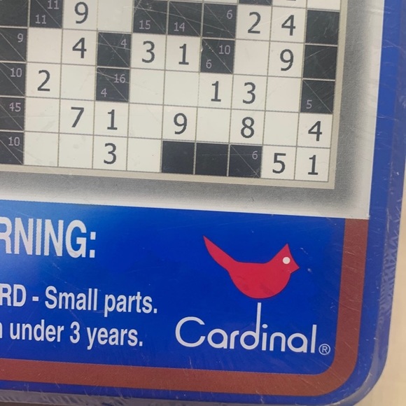 Cardinal 2005 The Original Sudoku New in Tin storage box - Picture 8 of 12